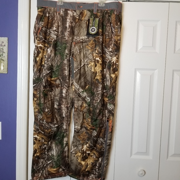 Nomad Realtree Camo Hunting Pants Faux Fur Lined NWT